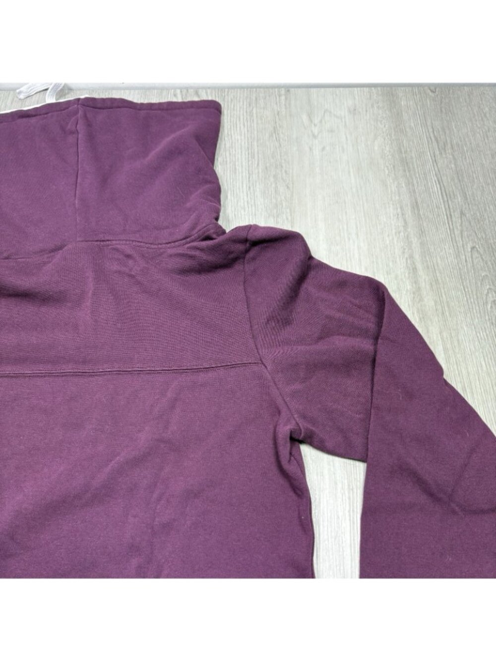 Hogwarts Sweatshirt Harry Potter Maroon Cowl Pullover Wizard School Womens Sz L - Picture 9 of 13